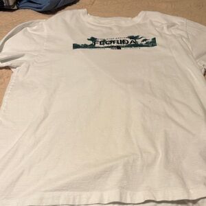 The North Face White Tee with Florida Graphic